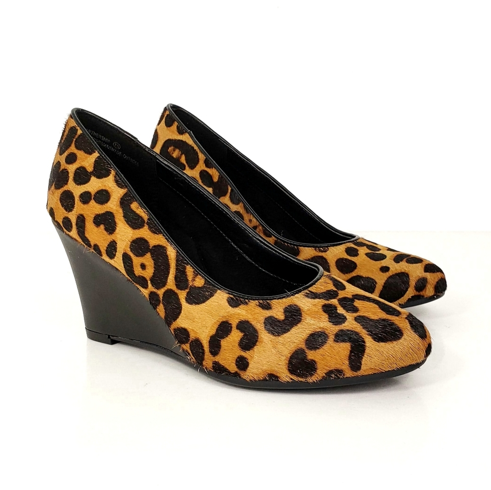 Aerosoles Partnership Leopard  Print Wedge…